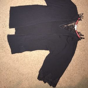 black cardigan which design